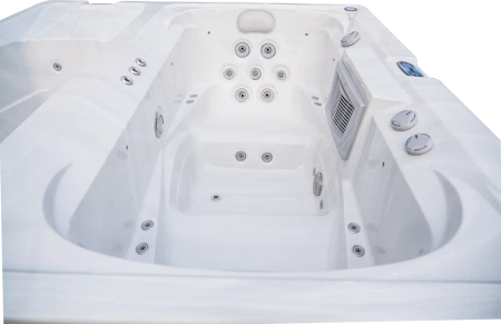 Гидромассажный бассейн с ледяной и горячей чашами Lovia IcyFlame