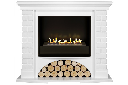 Биокамин в портале Firezo Village Белый