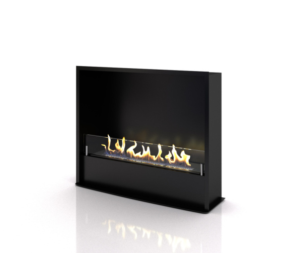 Биокамин в мраморном портале Firezo Il piacere